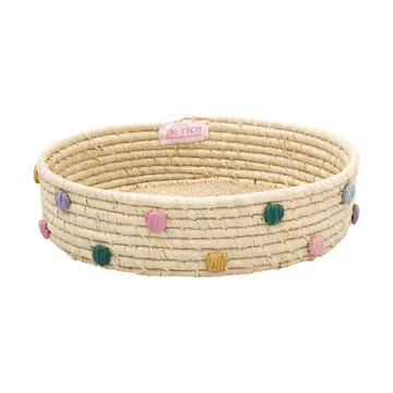 Καλάθι αποθήκευσης Rice raffia χαμηλό 235 cm - Natural - RICE