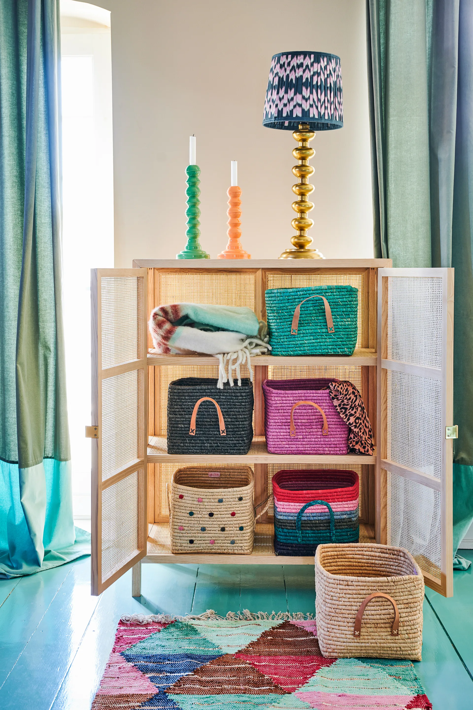 Καλάθι αποθήκευσης Rice raffia, Φύση RICE