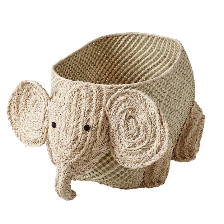 Rice κουτί αποθήκευσης raffia ζώα - Ελέφαντας - RICE