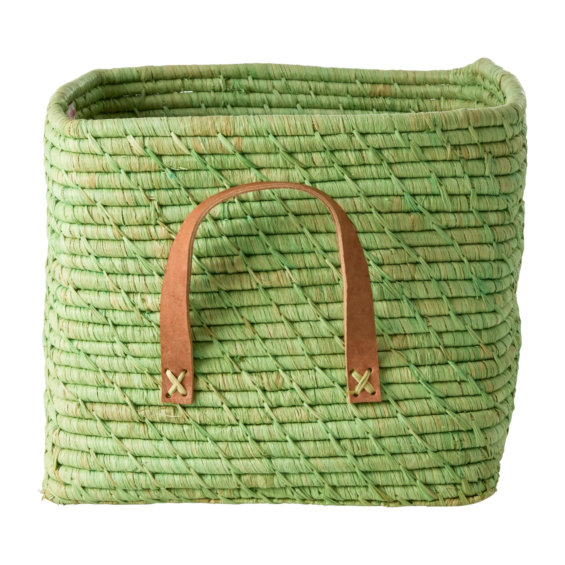 Καλάθι αποθήκευσης Rice raffia, Απαλό πράσινο RICE