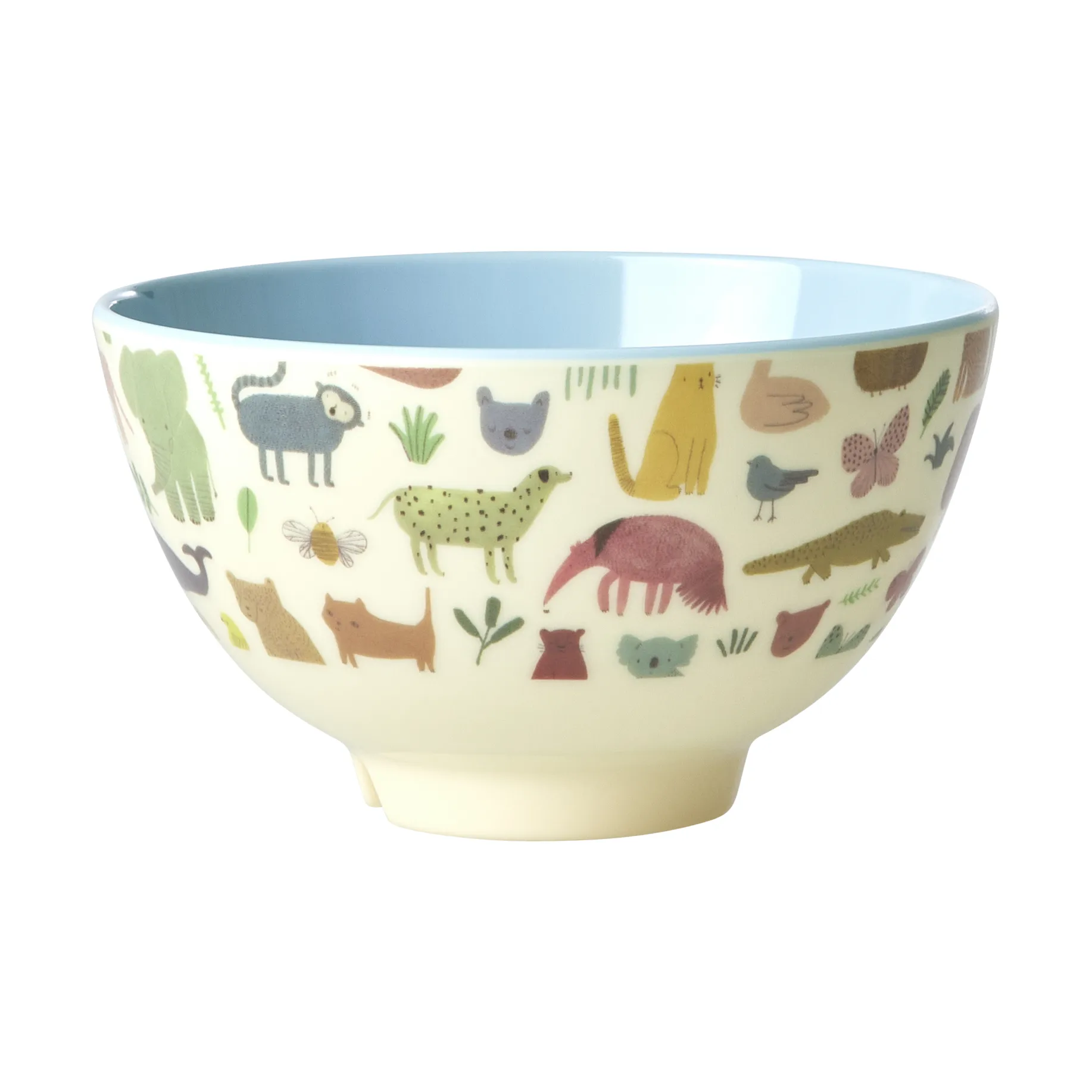 Rice μπολ μελαμίνης μικρό, Sweet Jungle Print-Soft blue RICE