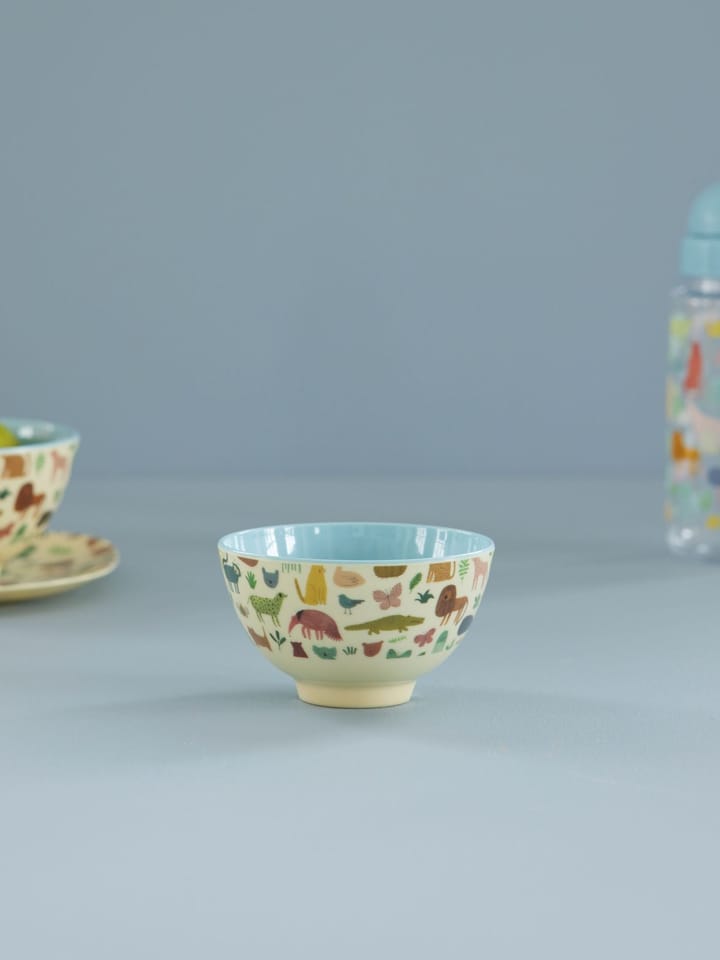Rice μπολ μελαμίνης μικρό, Sweet Jungle Print-Soft blue RICE