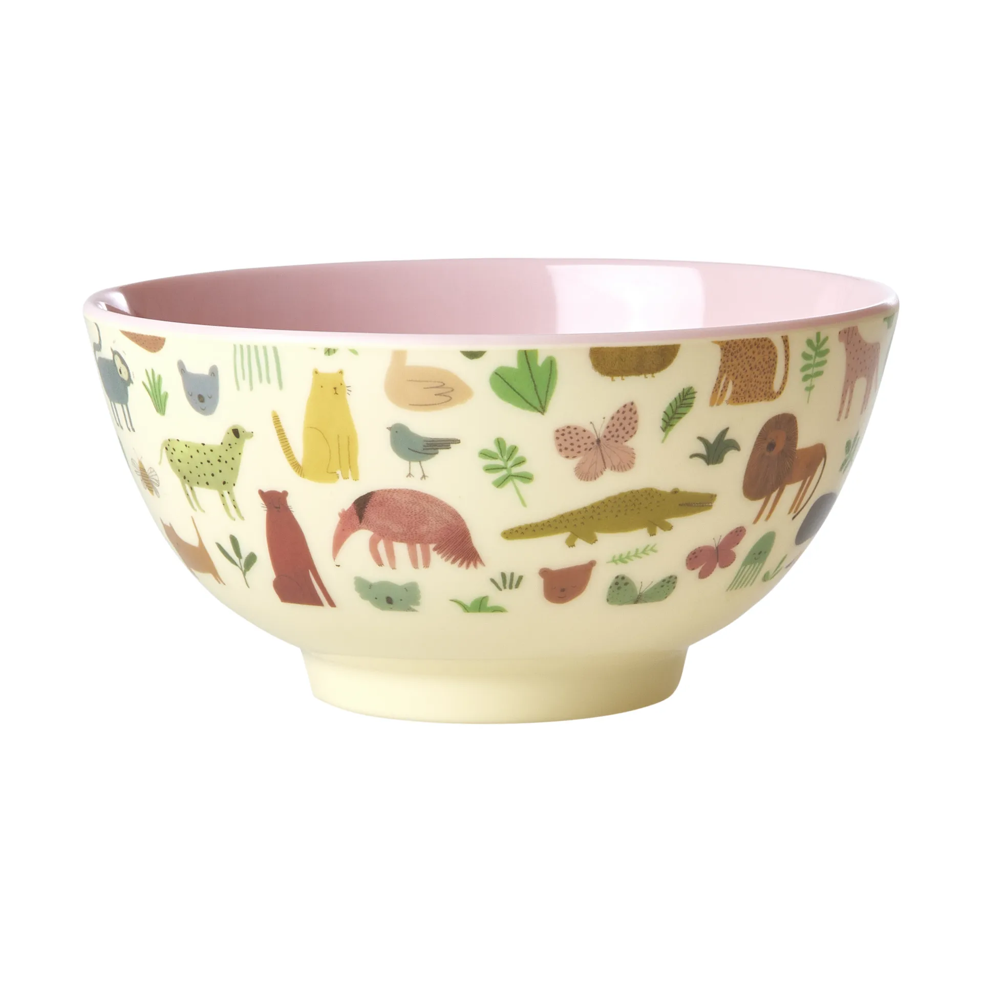Rice μπολ μελαμίνης μεσαίο, Sweet Jungle Print-Soft Pink RICE
