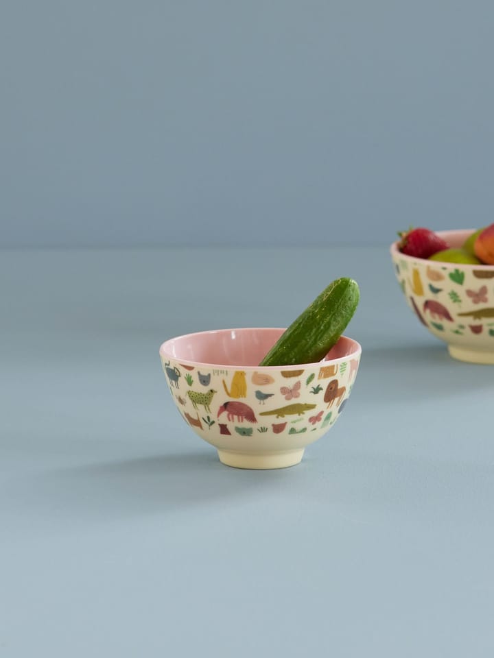 Rice μπολ μελαμίνης μικρό, Sweet Jungle Print-Soft Pink RICE