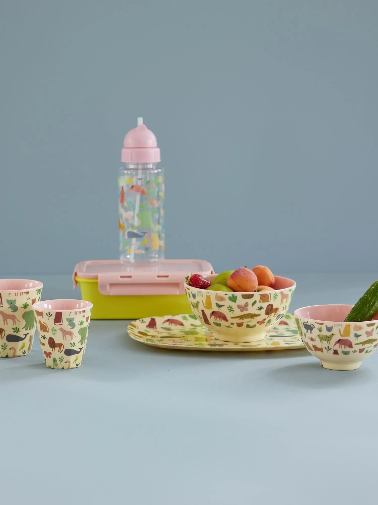 Rice μπολ μελαμίνης μικρό, Sweet Jungle Print-Soft Pink RICE
