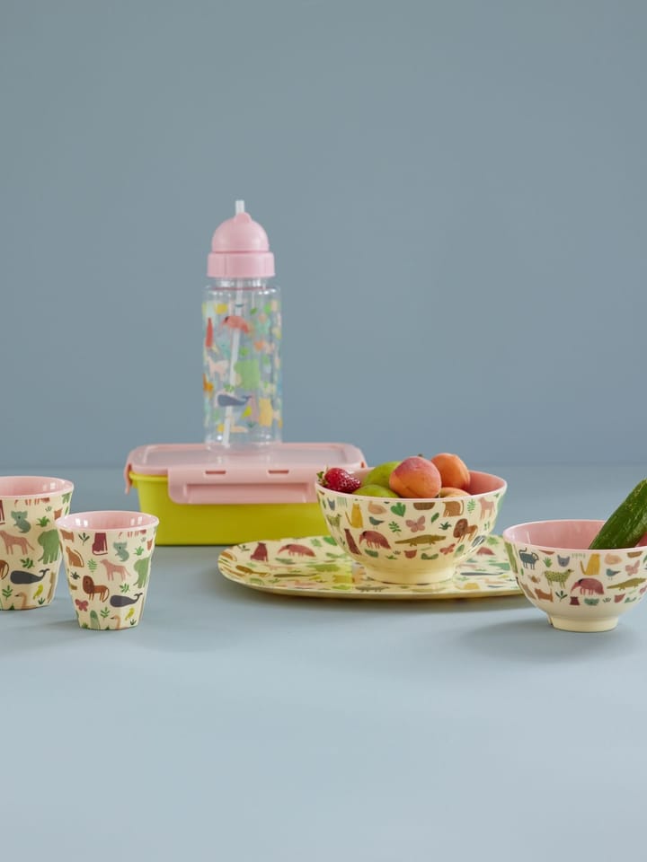 Rice φλιτζάνι μελαμίνης μεσαίο, Sweet Jungle Print-Soft Pink RICE