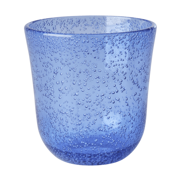 Rice Ποτήρι τύπου tumbler από ακρυλικό bubble design 41 cl, Blue RICE