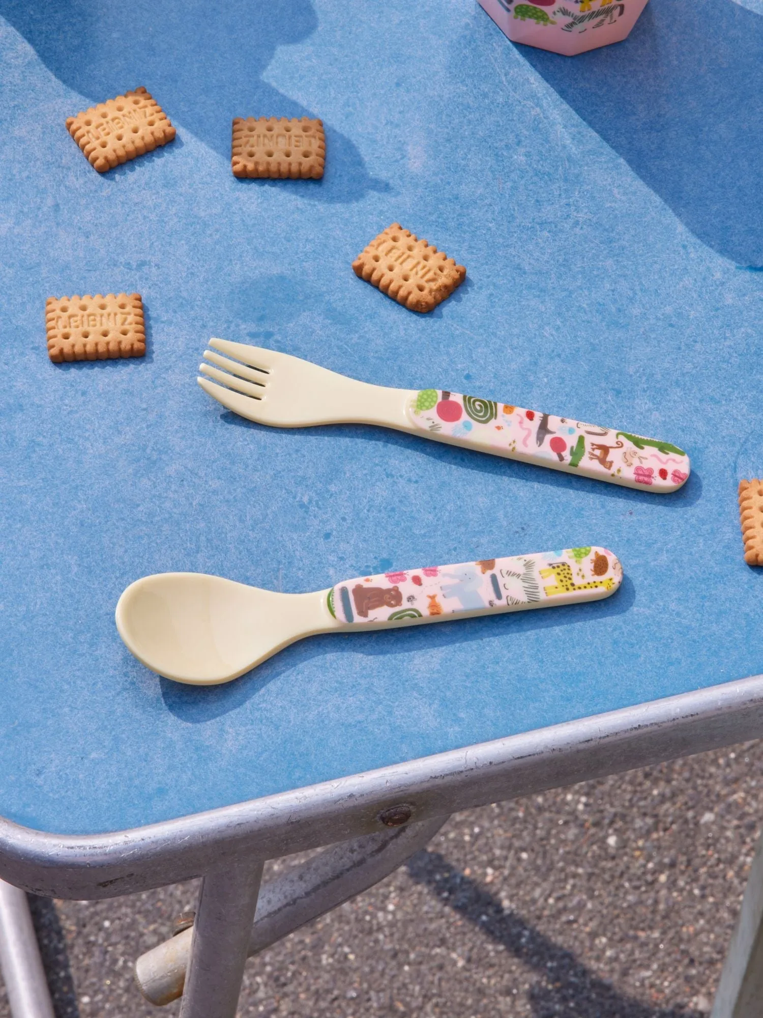 Rice wildlife παιδικά μαχαιροπίρουνα 2 τεμάχια, Pink RICE