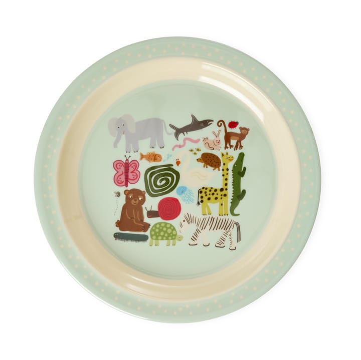 Πιάτο γεύματος Rice wildlife Ø22 cm - Mint - RICE