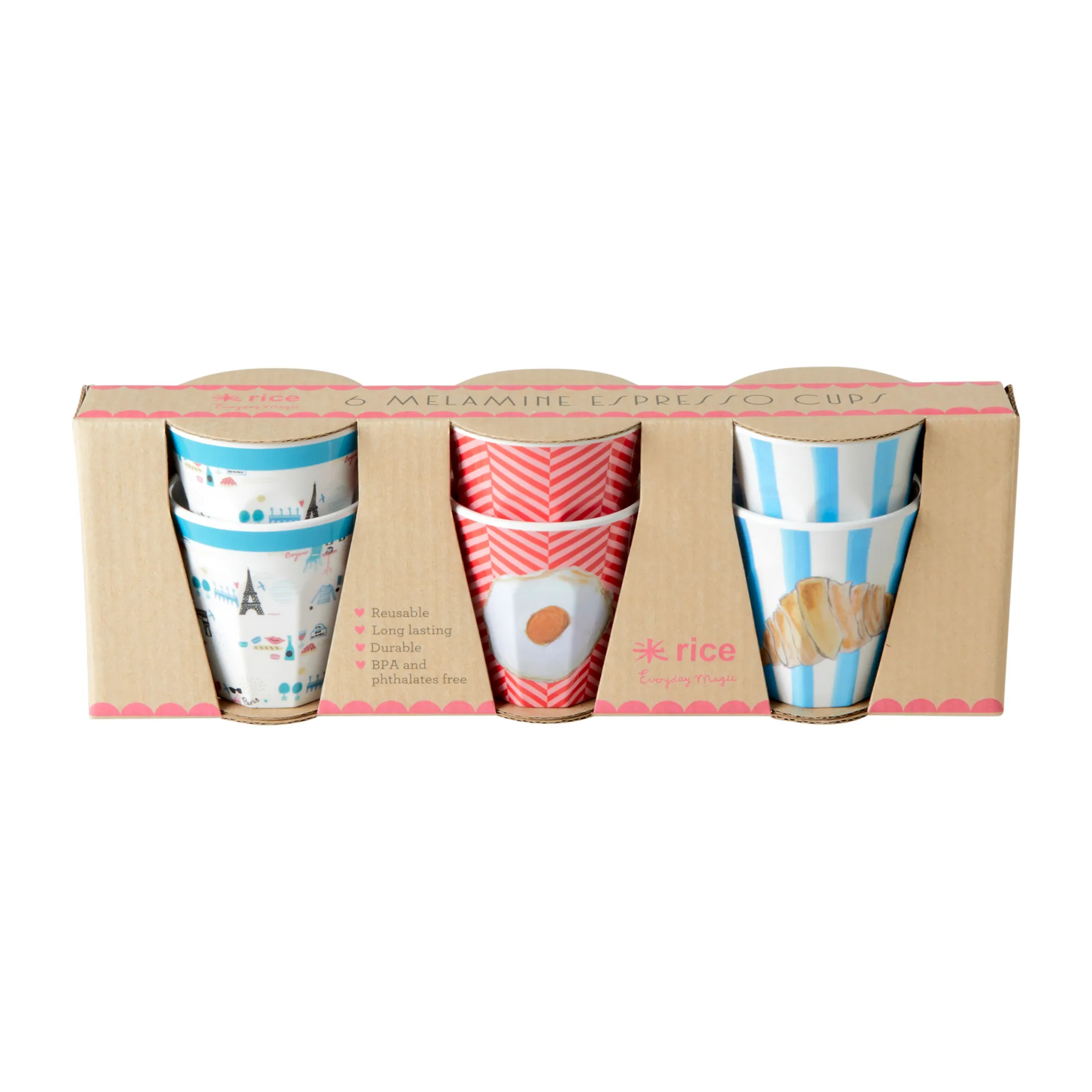 Rice φλιτζάνι μελαμίνης xsmall 6-pack, Πρωϊνό RICE