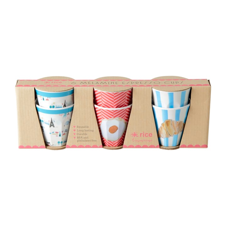 Rice φλιτζάνι μελαμίνης xsmall 6-pack, Πρωϊνό RICE