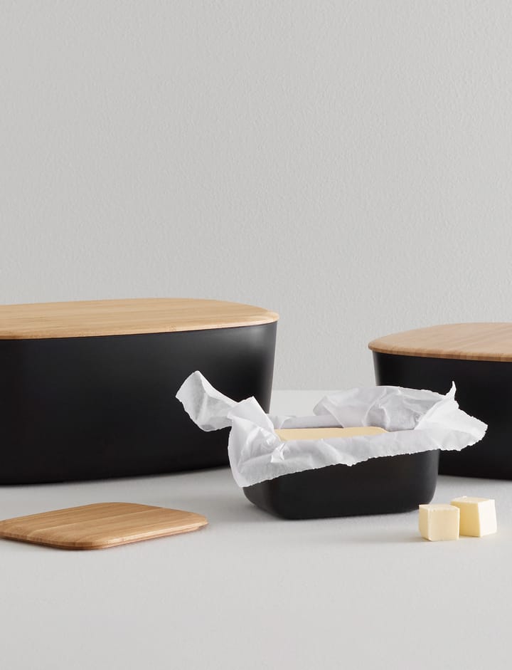 Κουτί ψωμιού BOX-IT 23x23 cm, Black RIG-TIG
