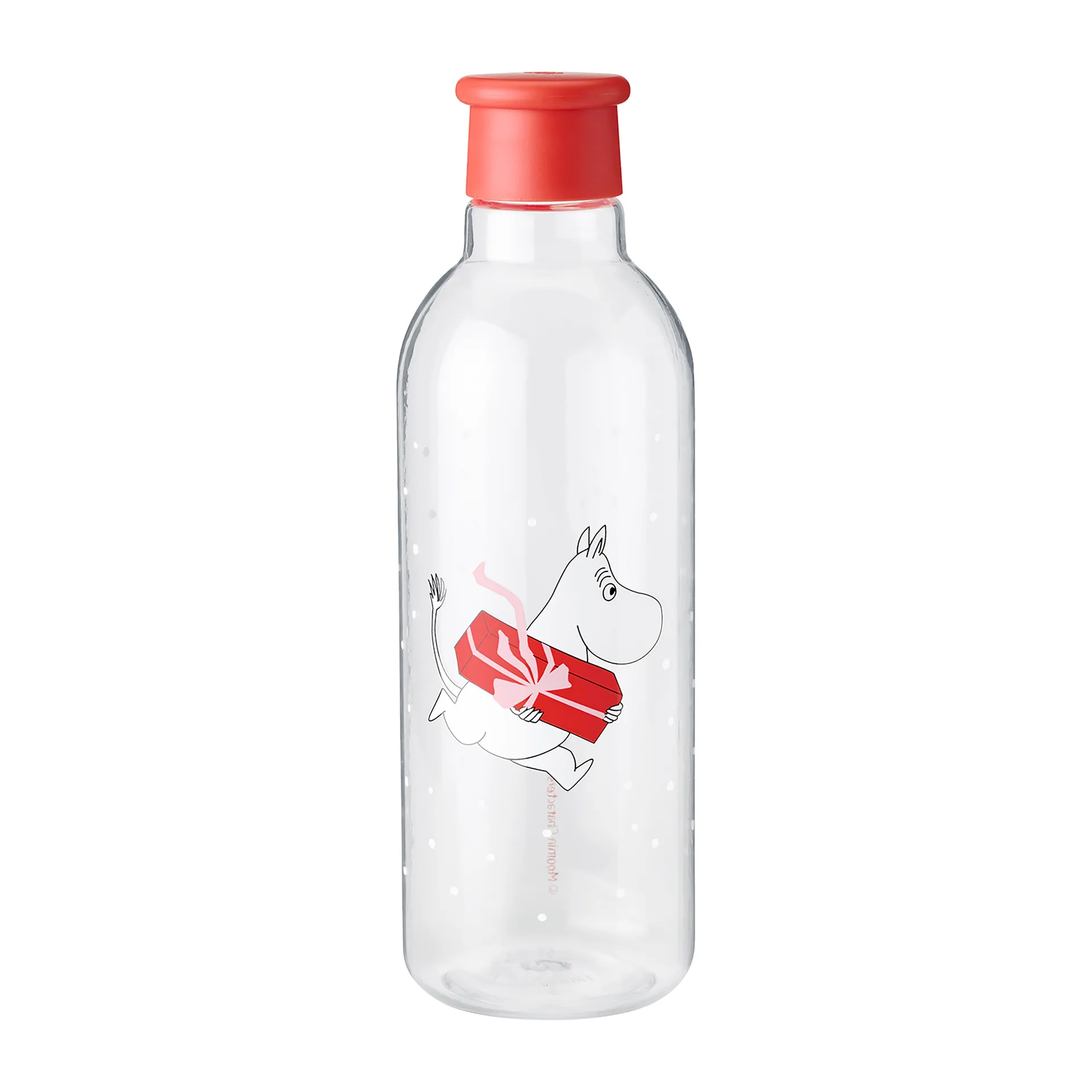 DRINK-IT Mumin μπουκάλι νερού 0,75 l, Red RIG-TIG