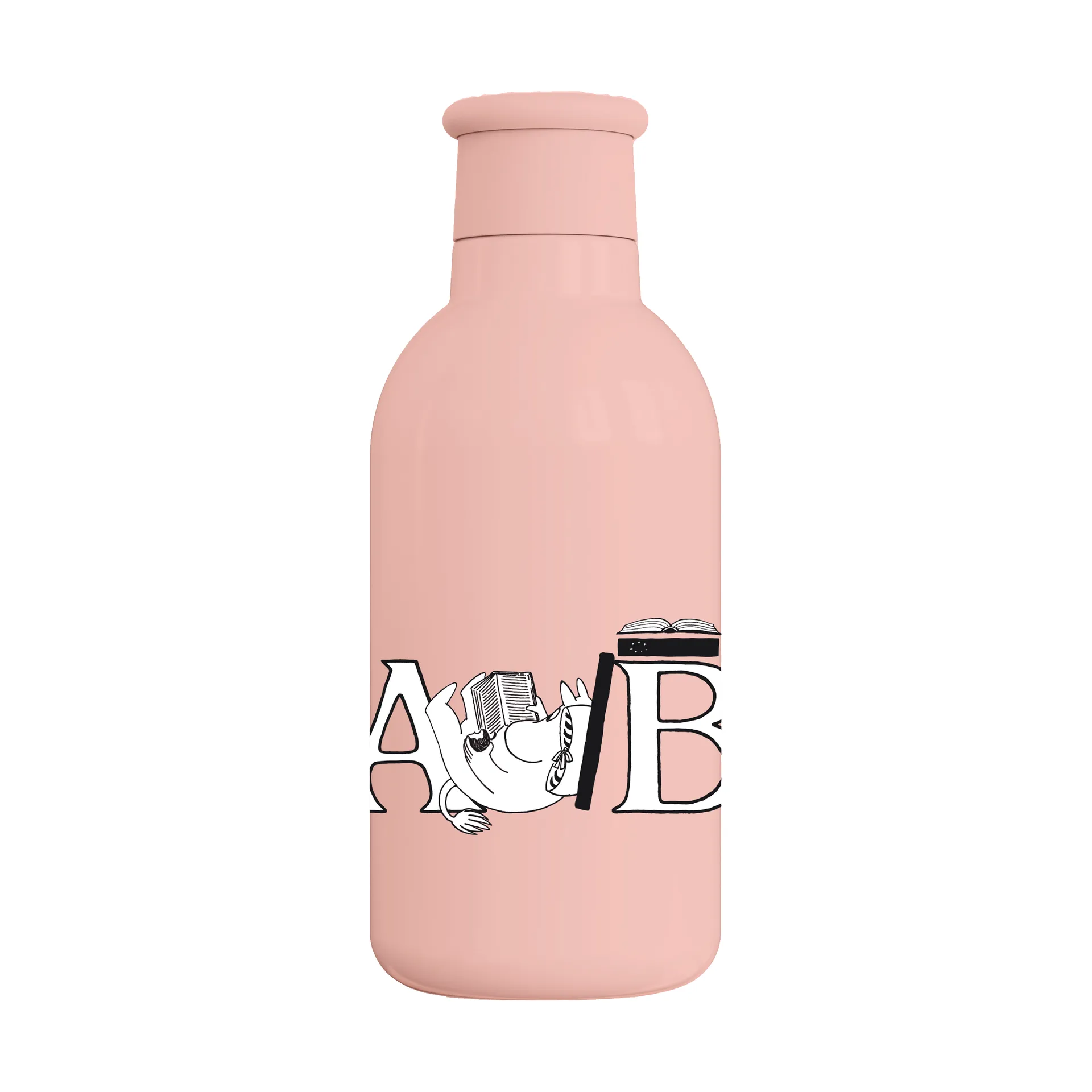 Θερμός Moomin ABC 0,5 L, Moomin salmon RIG-TIG