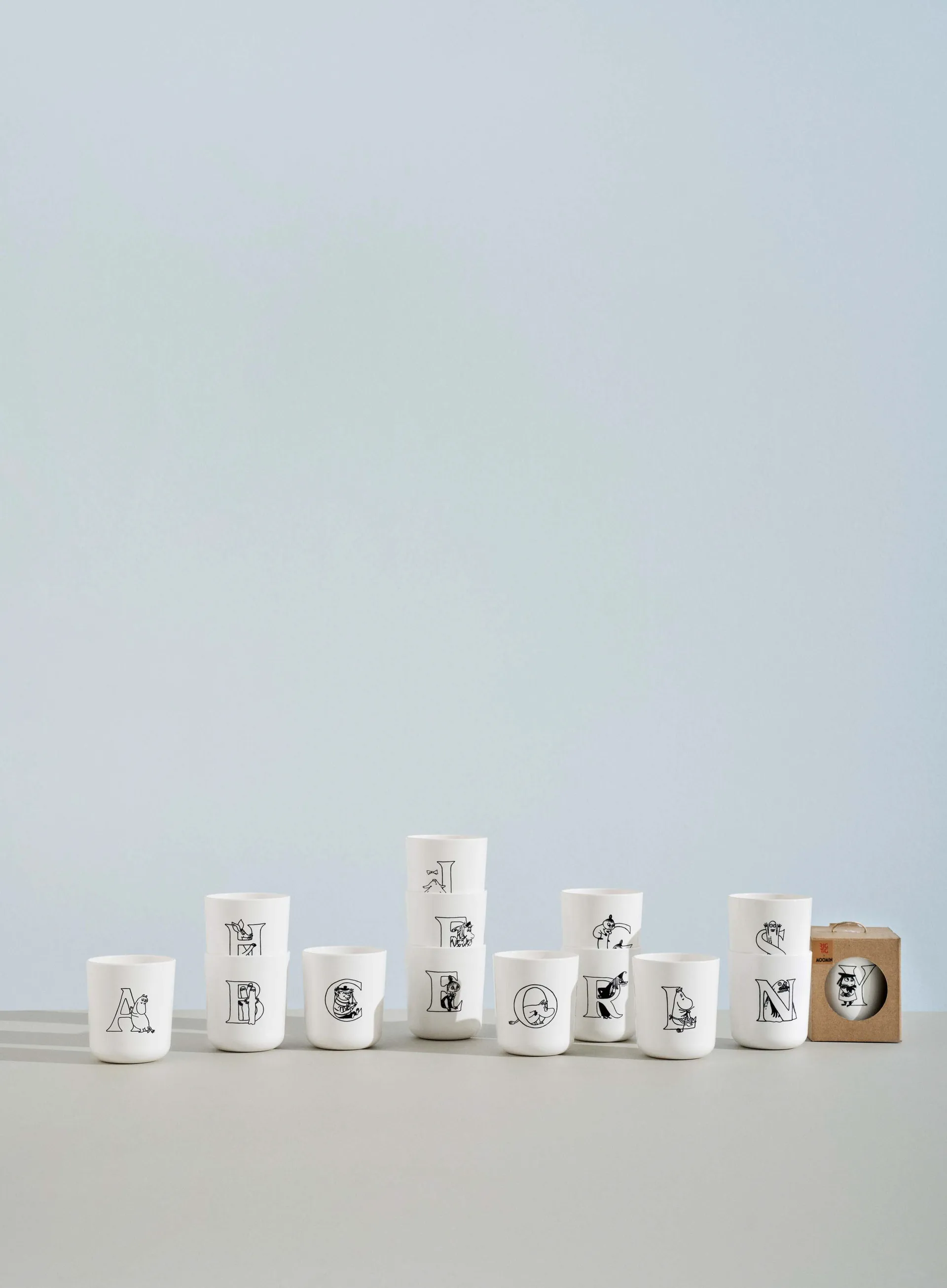 Moomin ABC κούπα 20 cl, U RIG-TIG