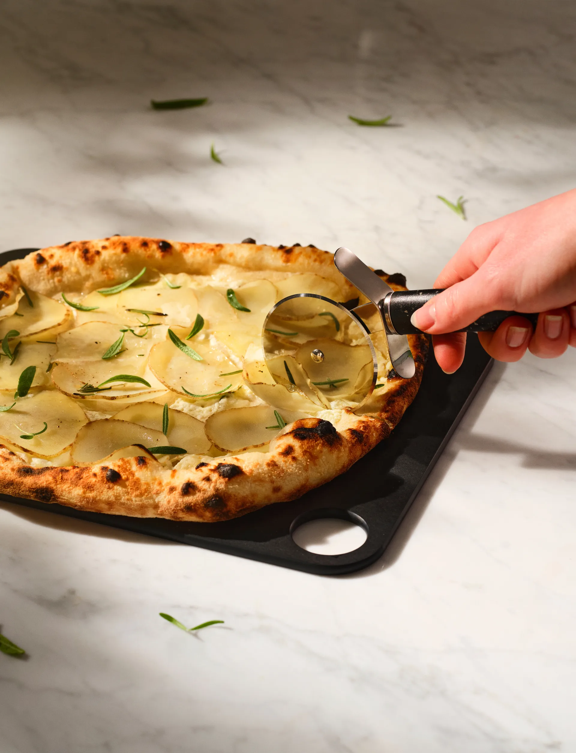 REDO κόφτης πίτσας 18,2 cm, Black RIG-TIG