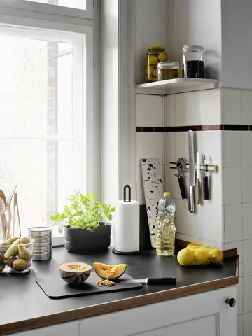 SPIN-IT χαρτοθήκη κουζίνας - Black - RIG-TIG