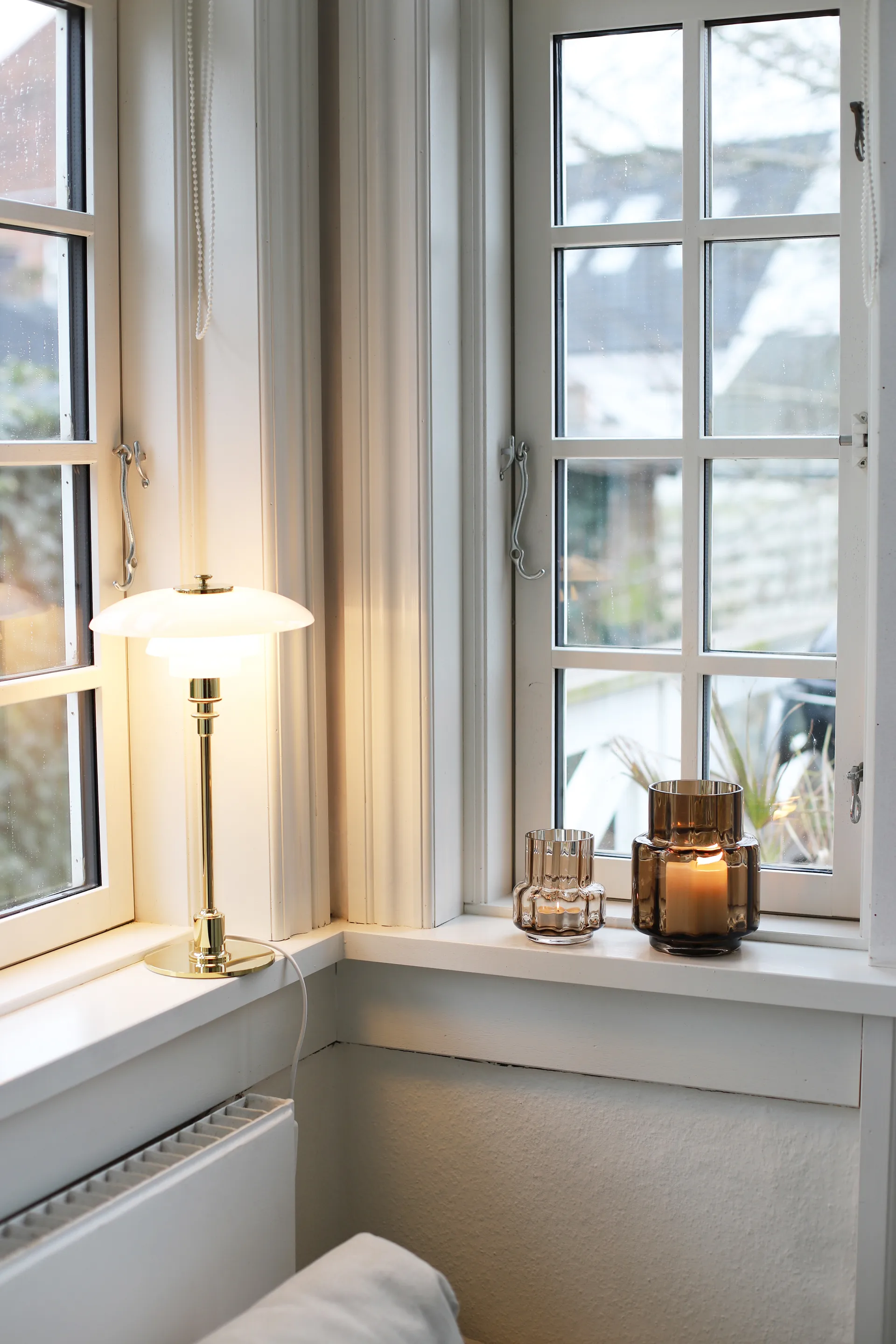 Γυάλινο βάζο ρεσώ Νο. 25, Hurricane, Σέπια καφέ Ro Collection