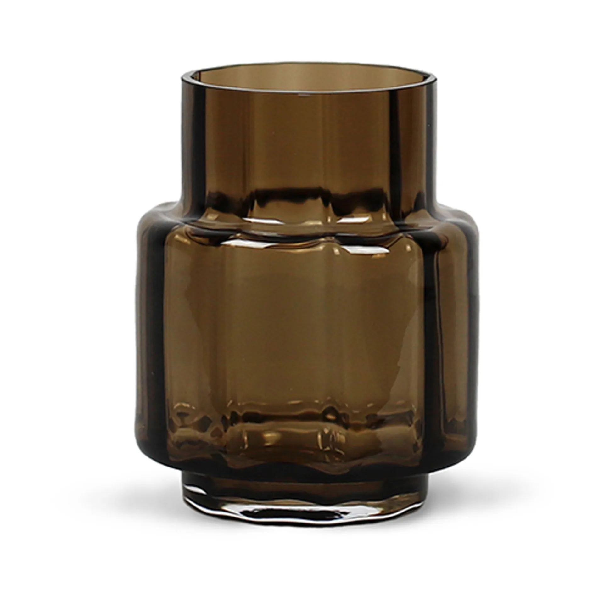 Γυάλινο βάζο ρεσώ Νο. 53, Hurricane, Σέπια καφέ Ro Collection