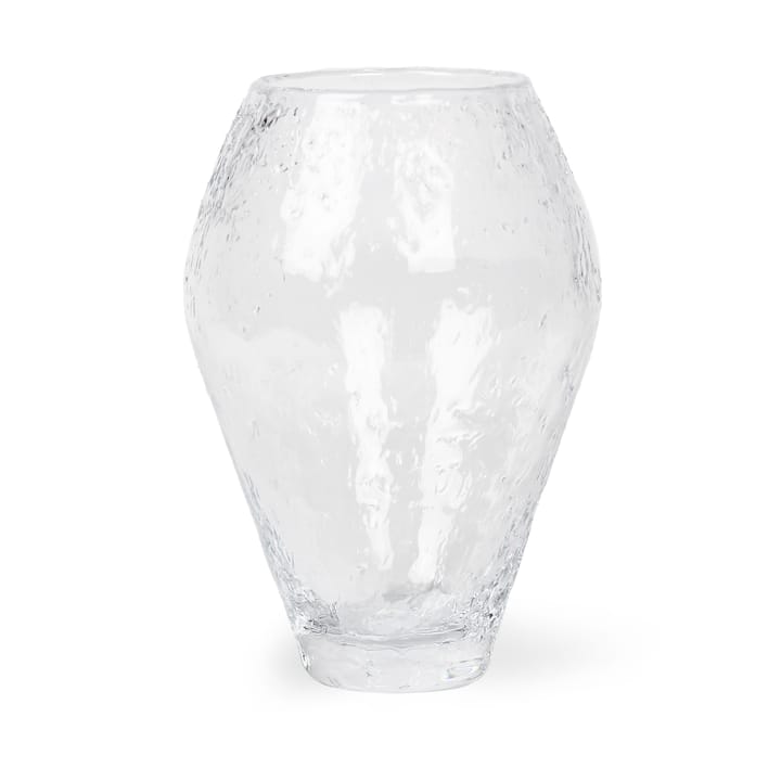 Γυάλινο βάζο από θρυμματισμένο γυαλί, μικρό - Διαφανές - Ro Collection