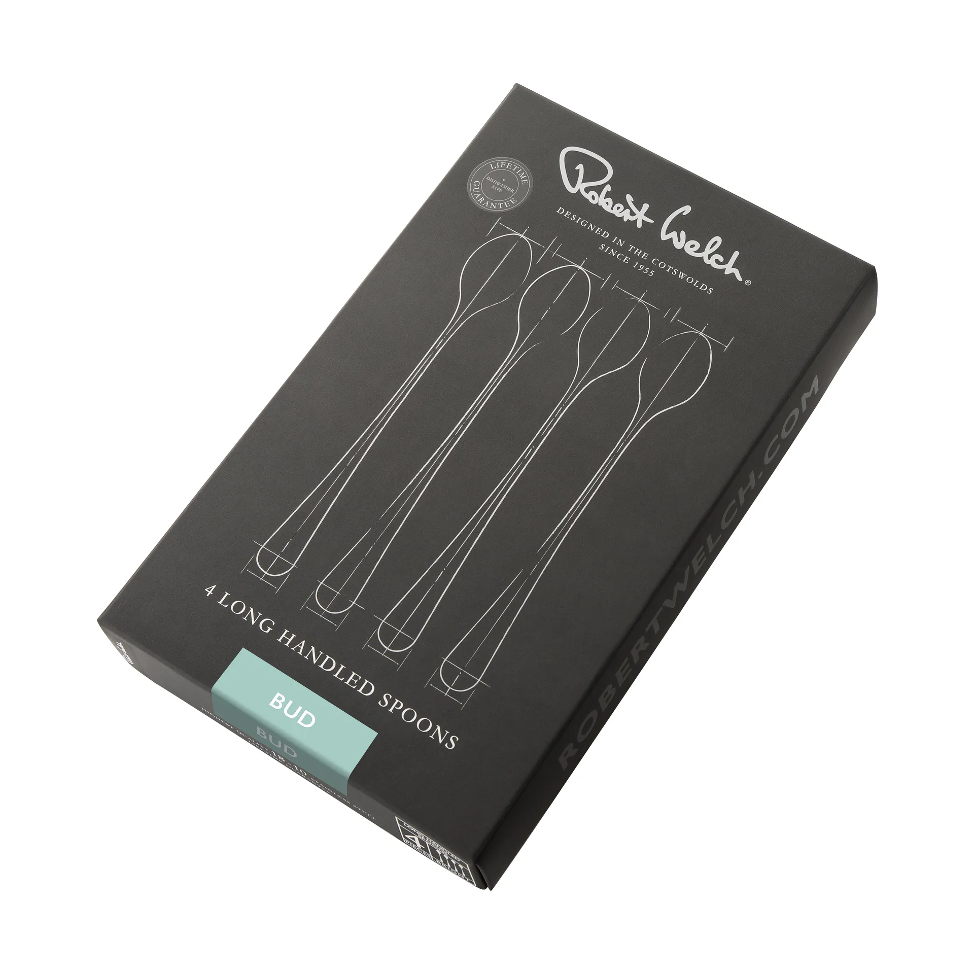 Bud Bright κουτάλι για λάτε 4 τεμάχια, Ανοξείδωτο ατσάλι Robert Welch