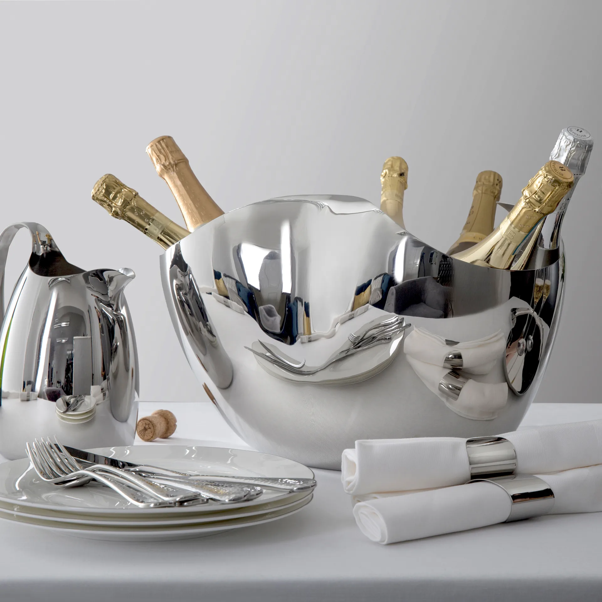 Drift ψύκτης σαμπάνιας 27 cm, ανοξείδωτο ατσάλι Robert Welch