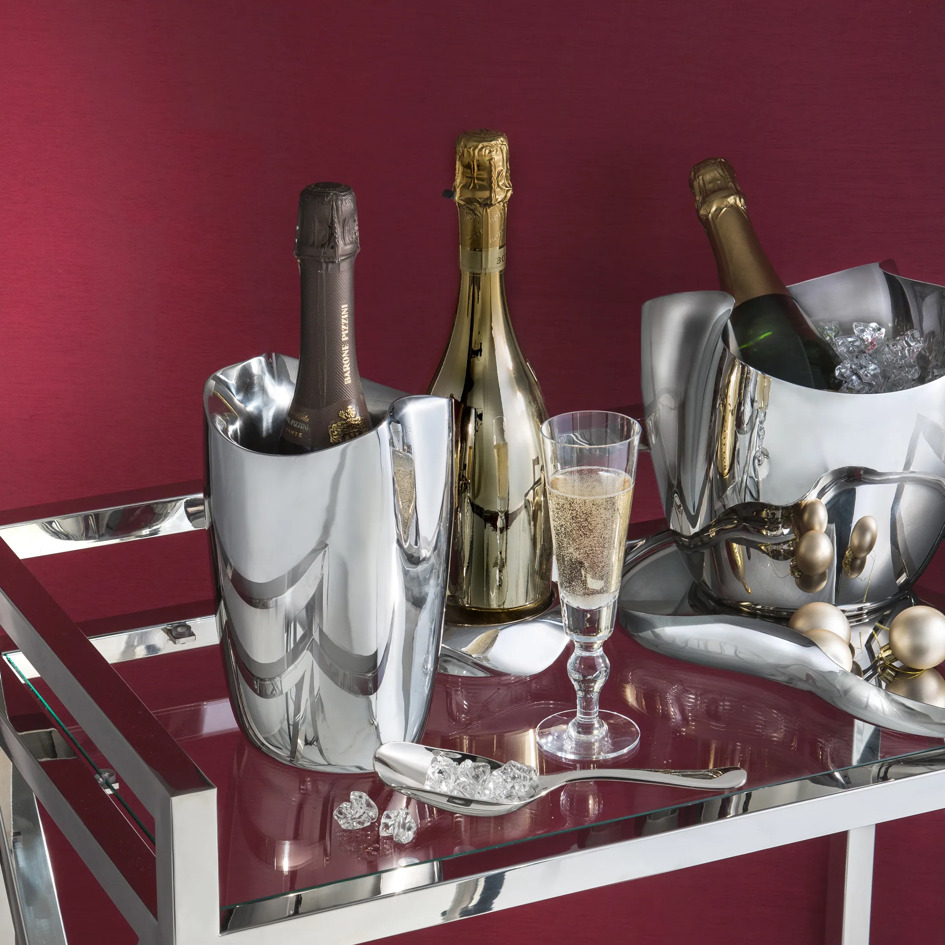 Drift ψύκτης κρασιού με διπλό τοίχωμα, ανοξείδωτο ατσάλι Robert Welch