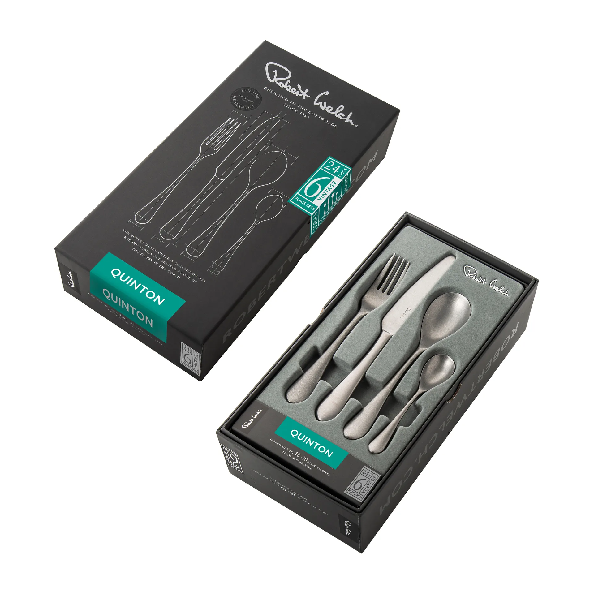 Σετ μαχαιροπίρουνα Quinton Vintage, 24 τεμάχια Robert Welch