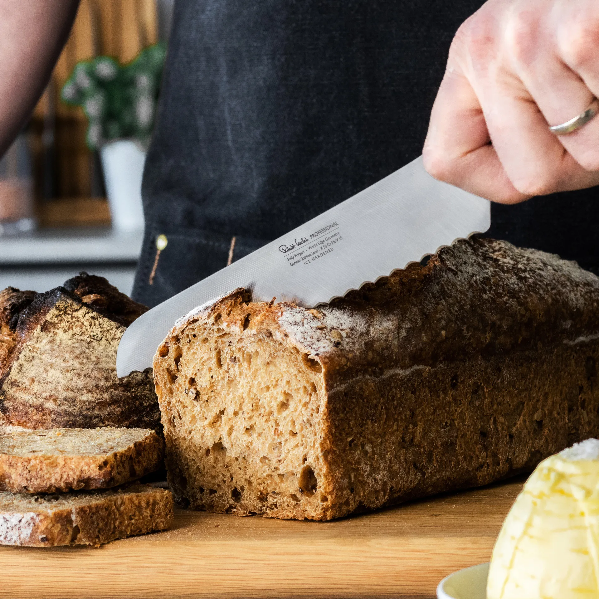 Robert Welch professional ψωμοκόπτης 22 εκ., Ανοξείδωτο ατσάλι Robert Welch