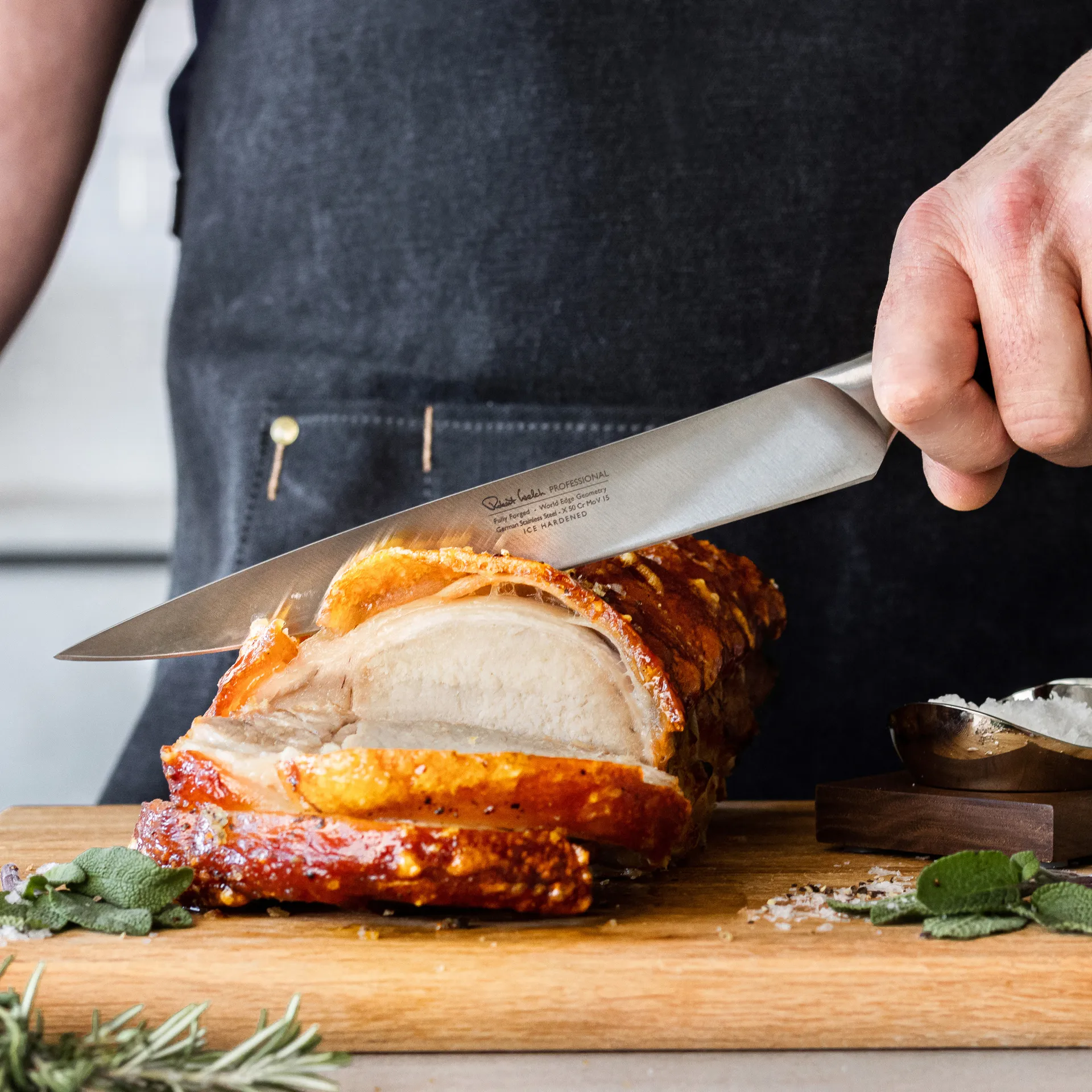 Robert Welch professional μαχαίρι για το κόψιμο του κρέατος 22 εκ., Ανοξείδωτο ατσάλι Robert Welch