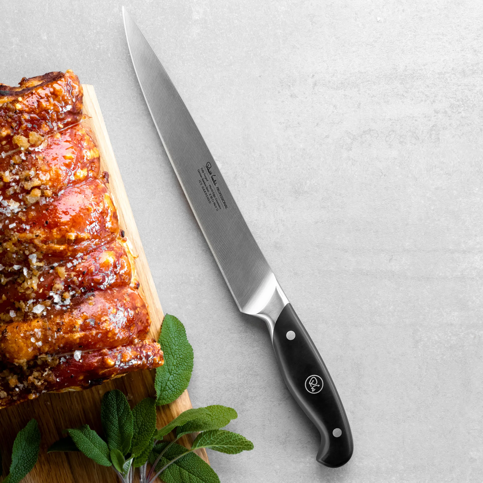 Robert Welch professional μαχαίρι για το κόψιμο του κρέατος 22 εκ., Ανοξείδωτο ατσάλι Robert Welch