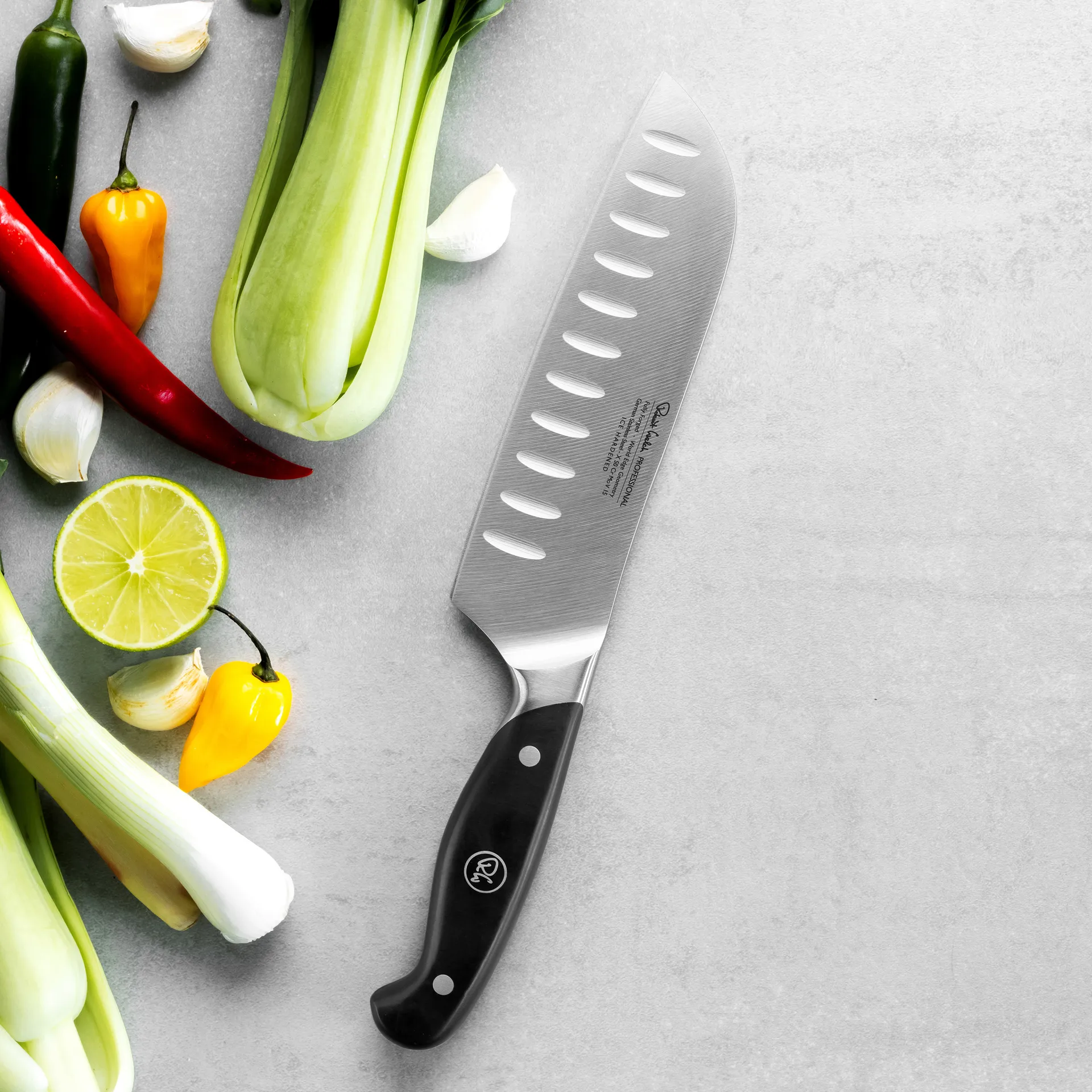 Robert Welch professional μαχαίρι santoku 17 εκ., Ανοξείδωτο ατσάλι Robert Welch