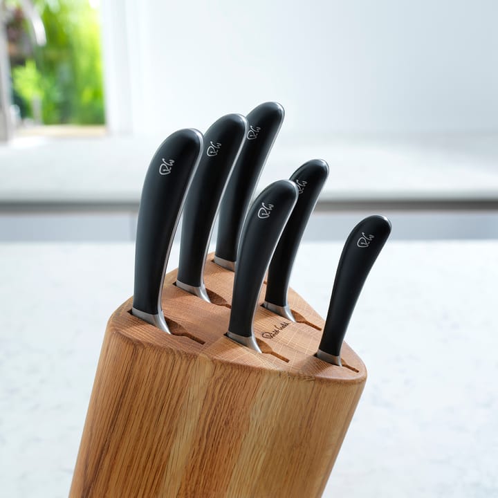Signaturee Prism Oak βάση μαχαιριών σετ 7 τεμαχίων, δρυς Robert Welch