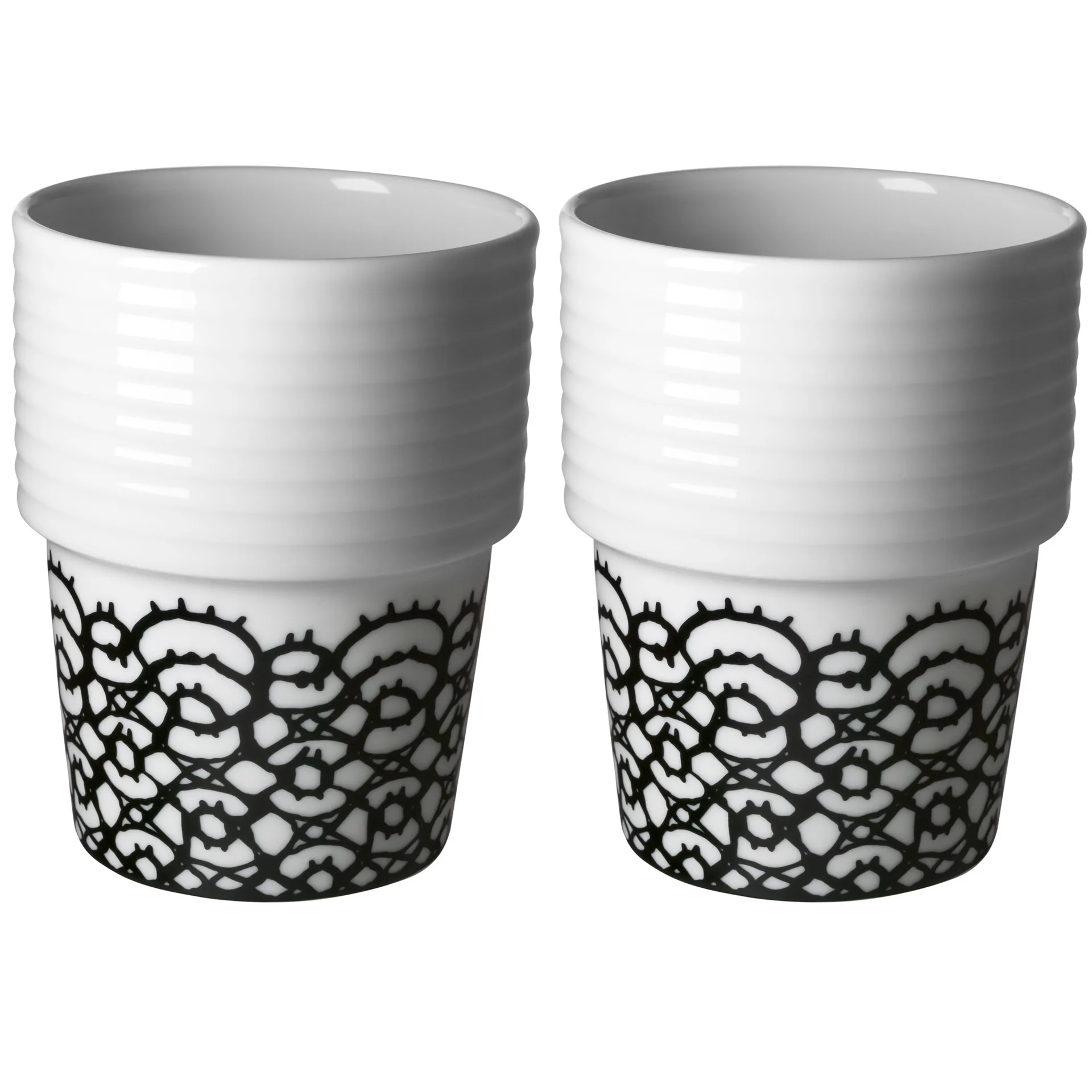 Filippa K κούπα Συσκευασία 2 τεμαχίων, μαύρες αιχμές συσκευασία 2 τεμαχίων Rörstrand