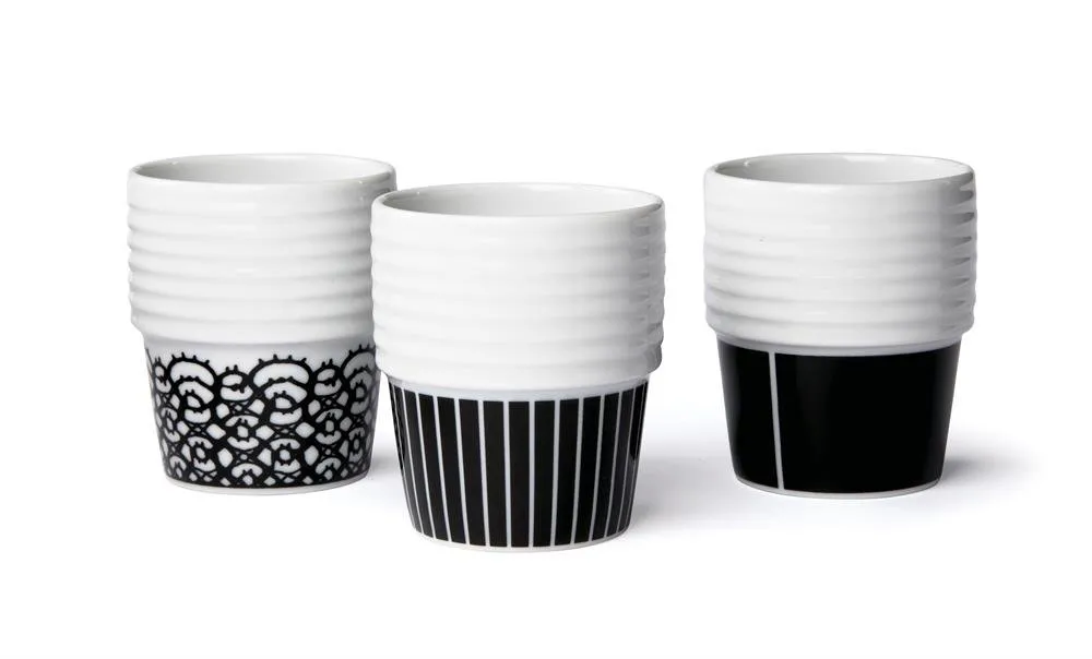 Filippa K κούπα Συσκευασία 2 τεμαχίων, μαύρες αιχμές συσκευασία 2 τεμαχίων Rörstrand