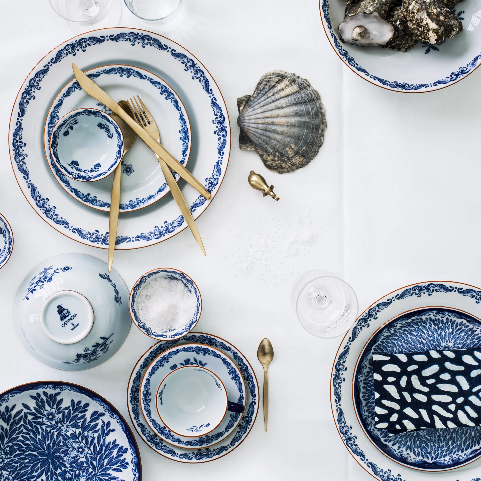 Ostindia πιάτο, 21 cm Rörstrand