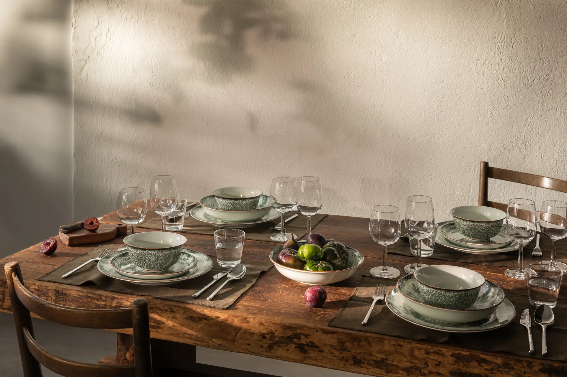 Ostindia Floris πιάτο Ø16 εκ., Πράσινο Rörstrand