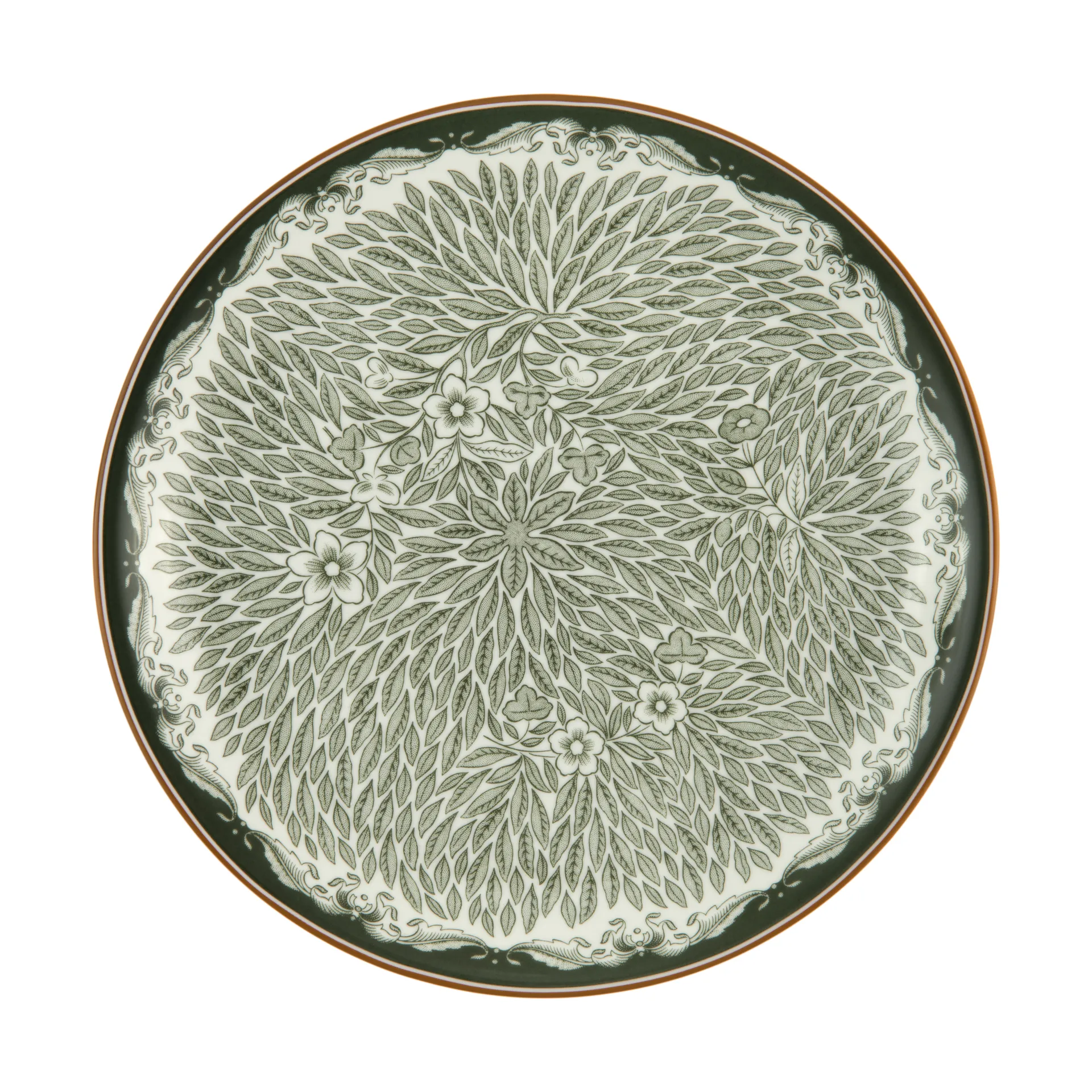 Ostindia Floris πιάτο Ø20 cm, Πράσινο Rörstrand