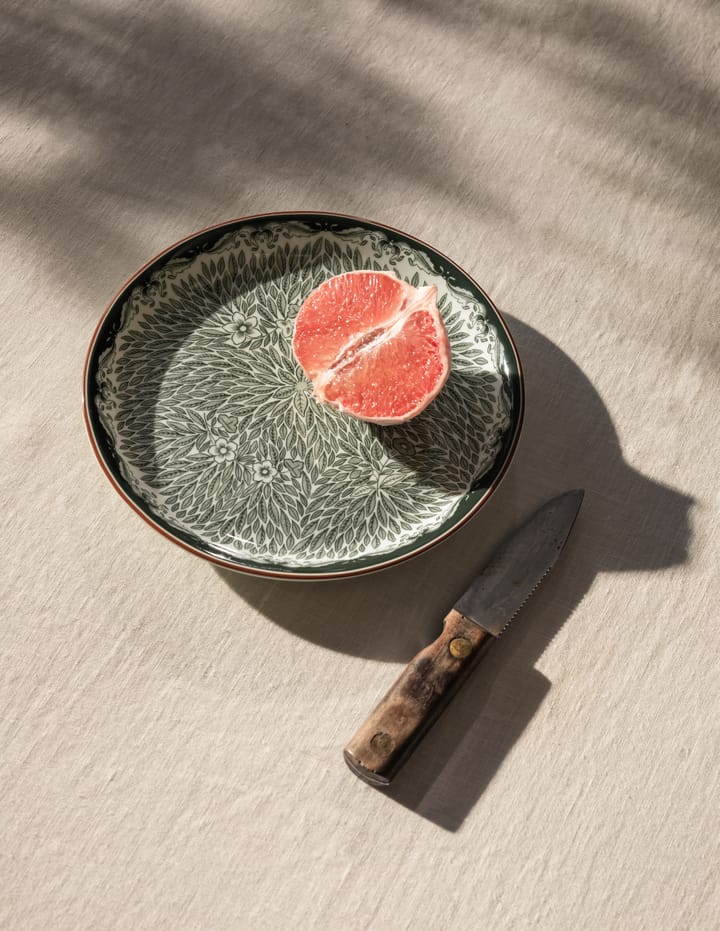 Ostindia Floris πιάτο Ø20 cm, Πράσινο Rörstrand