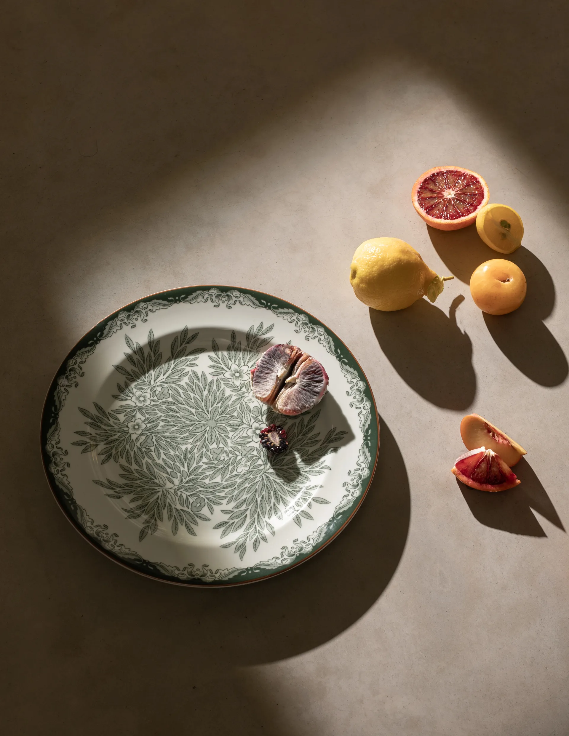 Ostindia Floris πιάτο Ø27 cm, Πράσινο
 Rörstrand