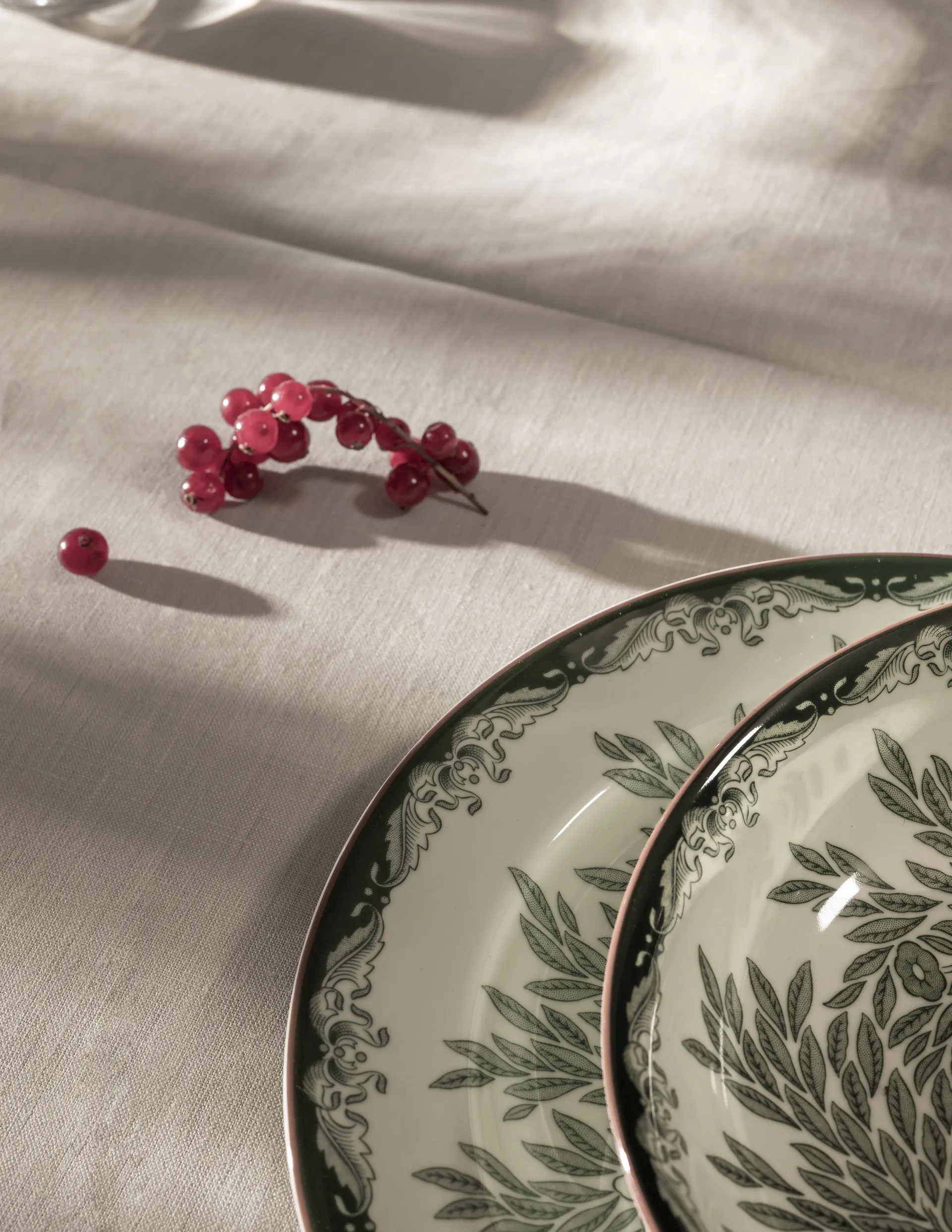 Ostindia Floris πιάτο Ø27 cm, Πράσινο
 Rörstrand