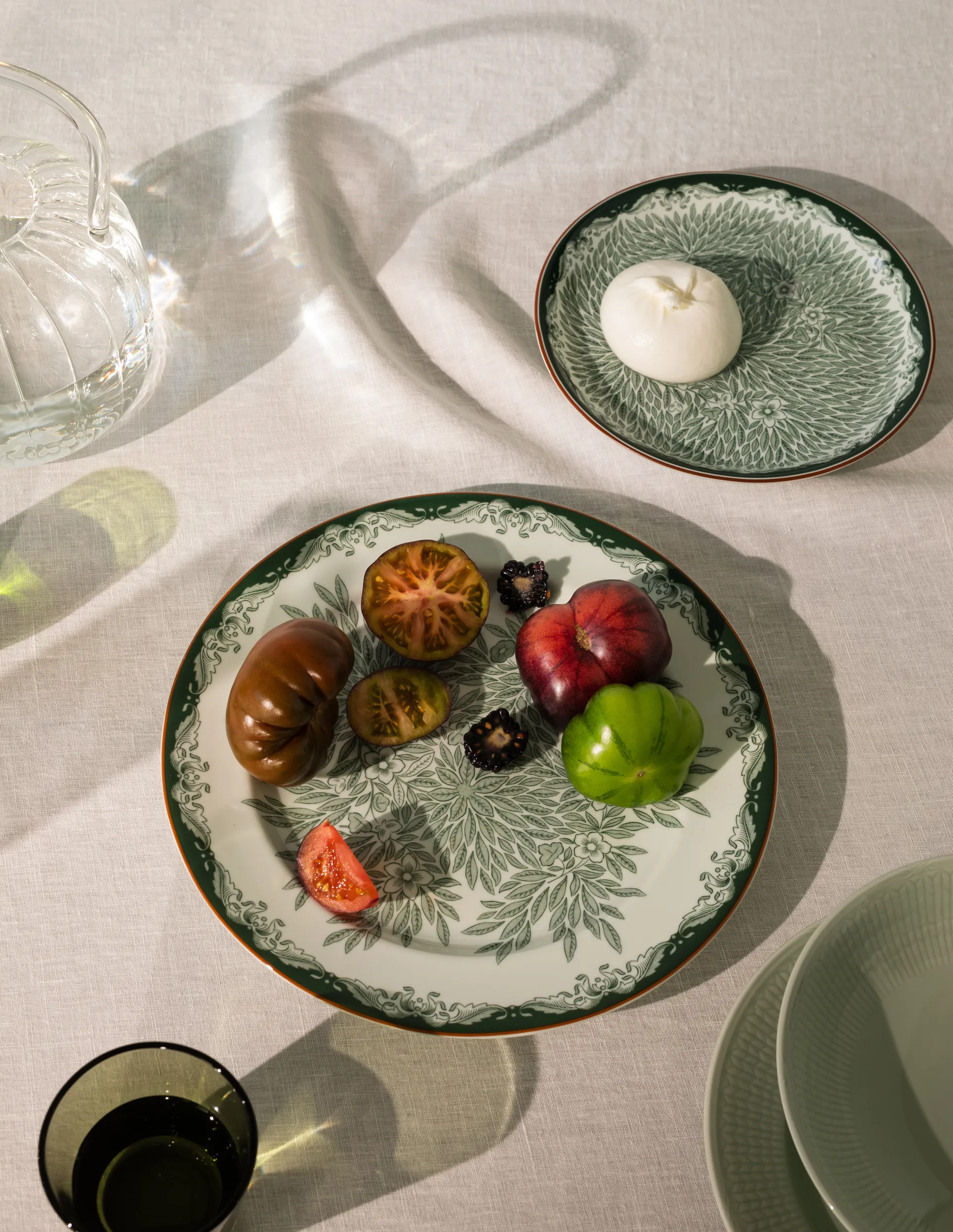 Ostindia Floris πιάτο Ø27 cm, Πράσινο
 Rörstrand