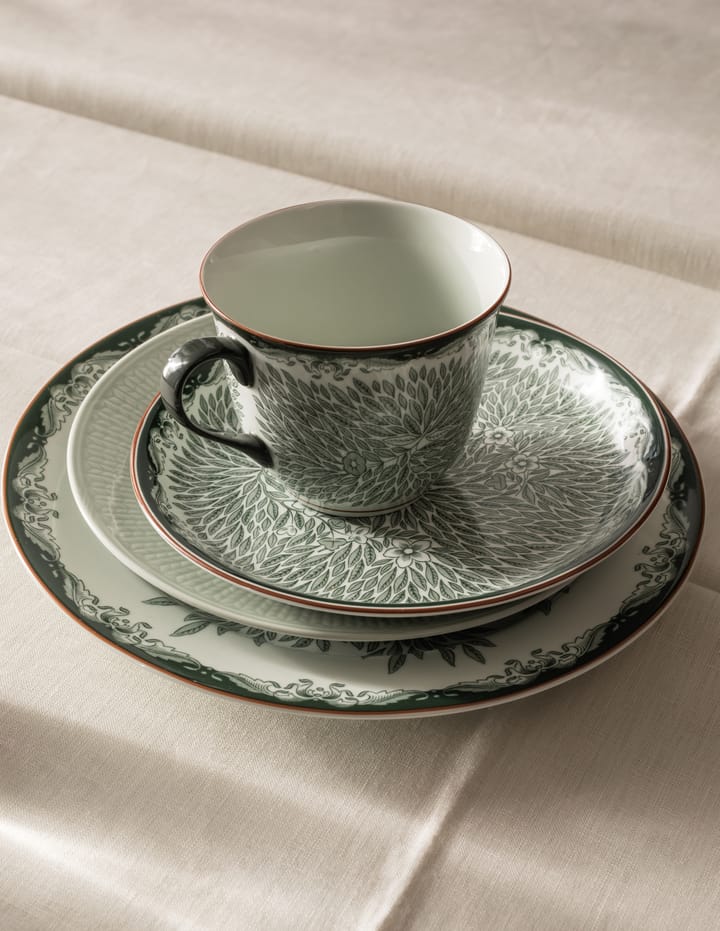 Ostindia Floris κούπα 40 cl και πιάτο Ø20 cm, Πράσινο
 Rörstrand