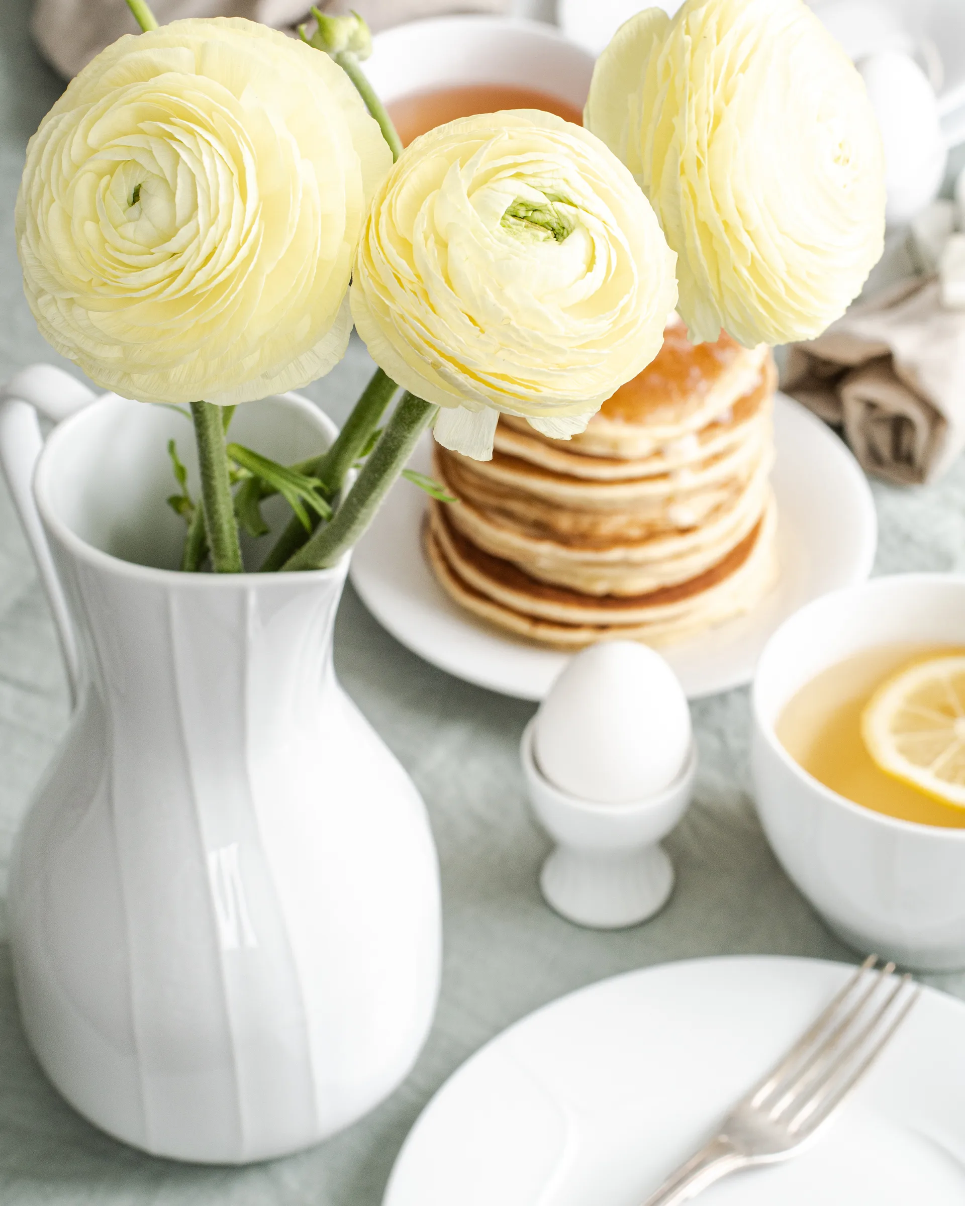 Pli Blanc κανάτα 1 L, λευκό Rörstrand