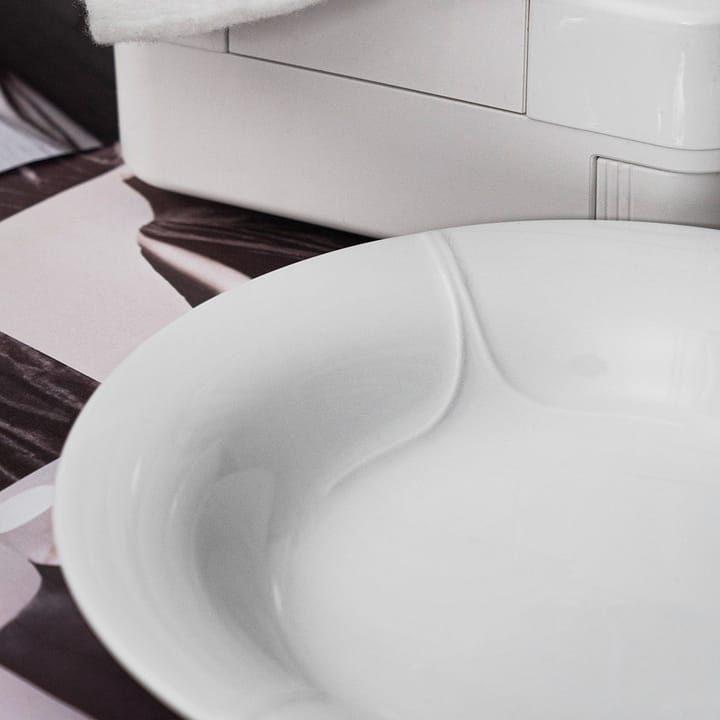 Pli Blanc βαθύ πιάτο 23 cm, λευκό Rörstrand