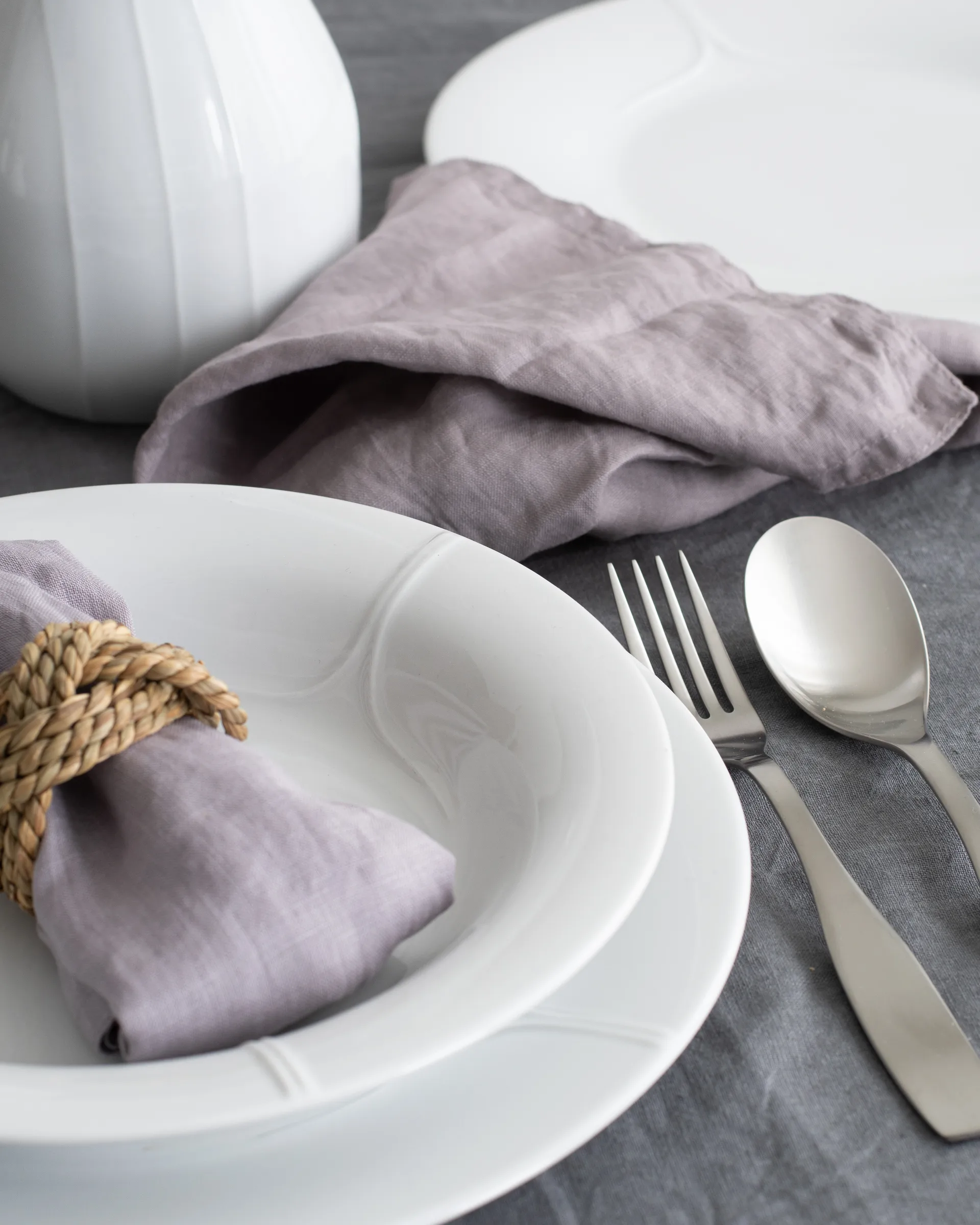 Pli Blanc βαθύ πιάτο 23 cm, λευκό Rörstrand