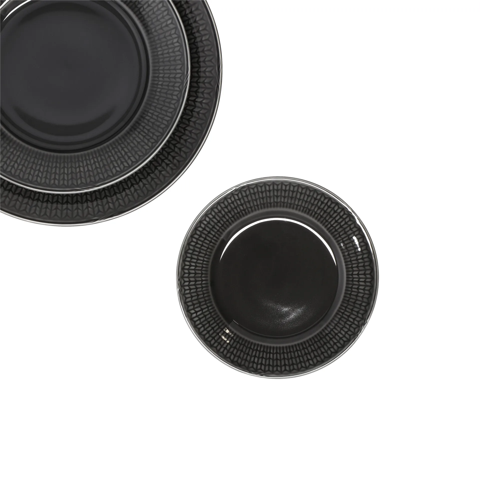 Swedish Grace πιάτο συνοδευτικού Ø17 cm, πέτρα (σκούρο γκρι) Rörstrand