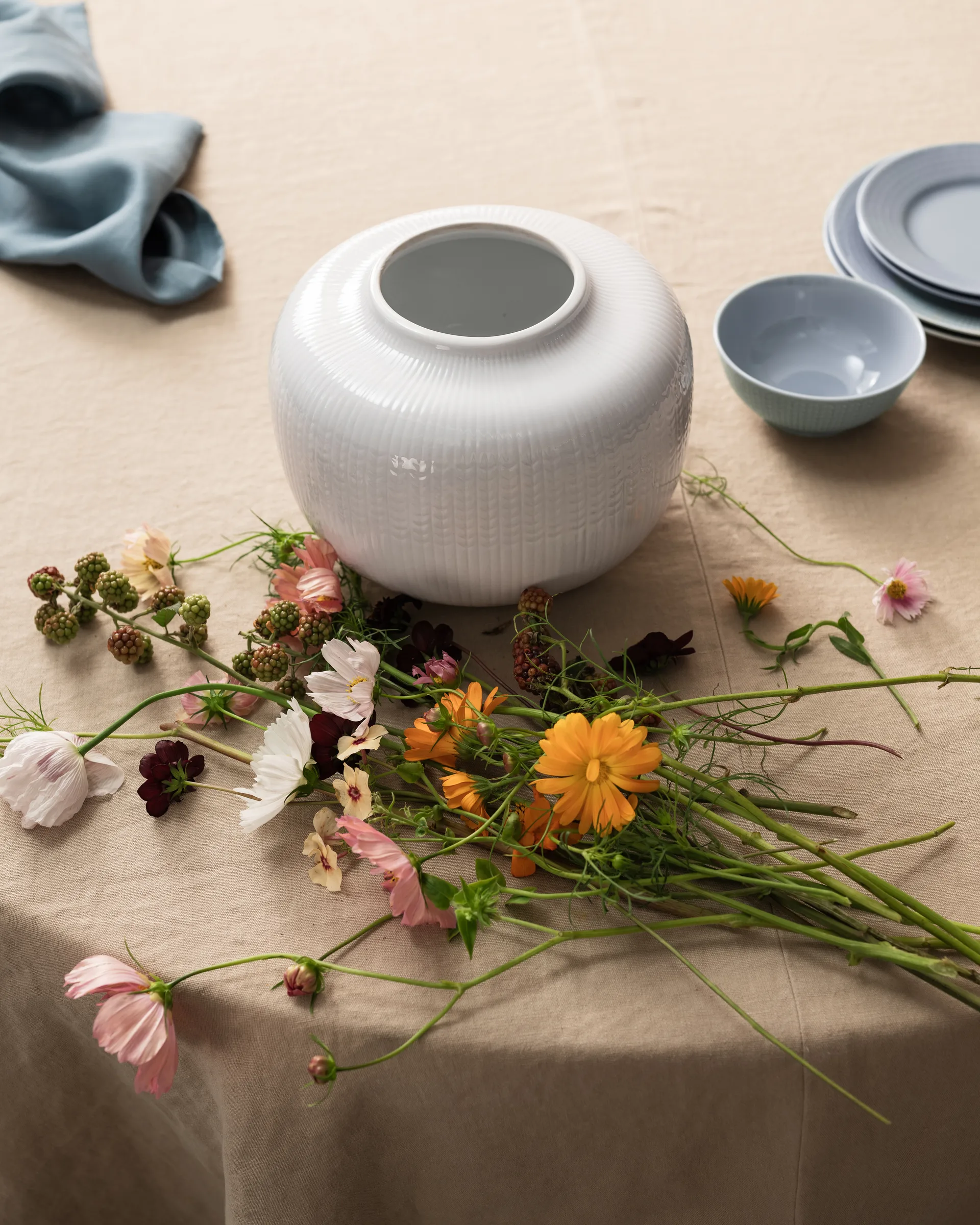 Swedish Grace βάζο 17 cm, Χιόνι Rörstrand