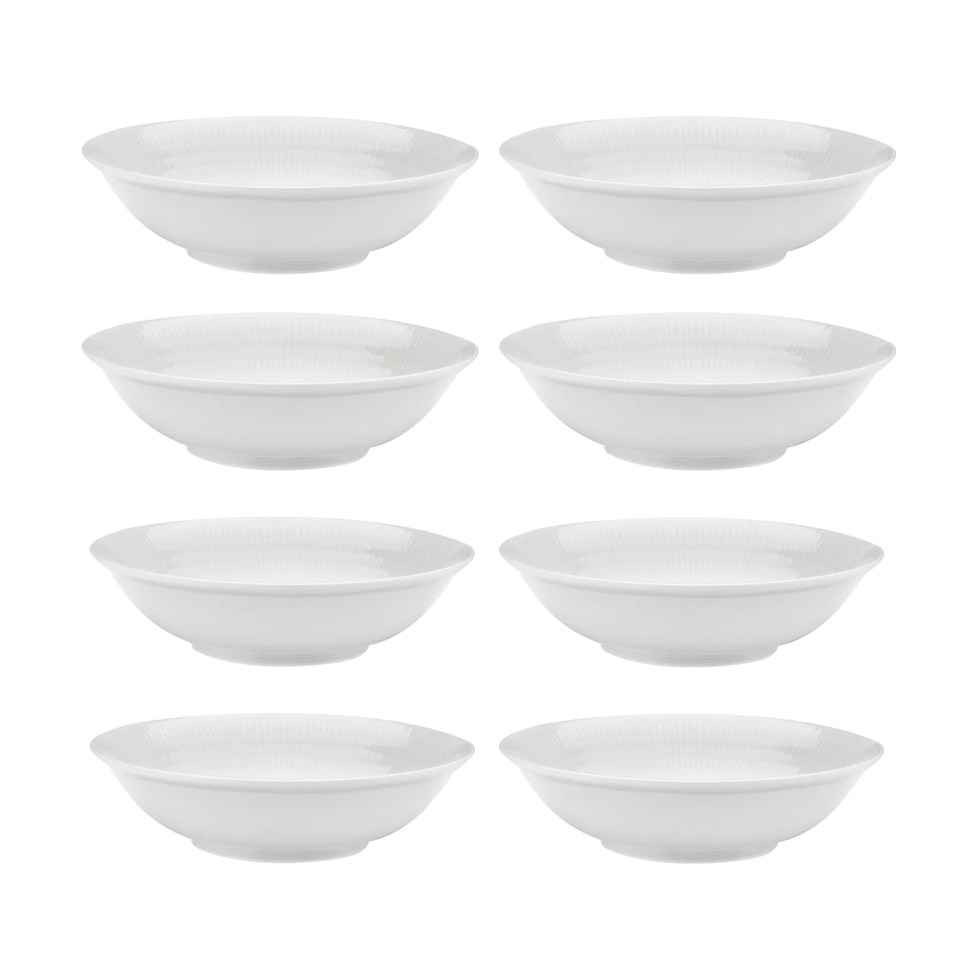 Swedish Grace βαθύ πιάτο Ø19 cm συσκευασία 8 τεμαχίων - Χιόνι (λευκό),  Rörstrand