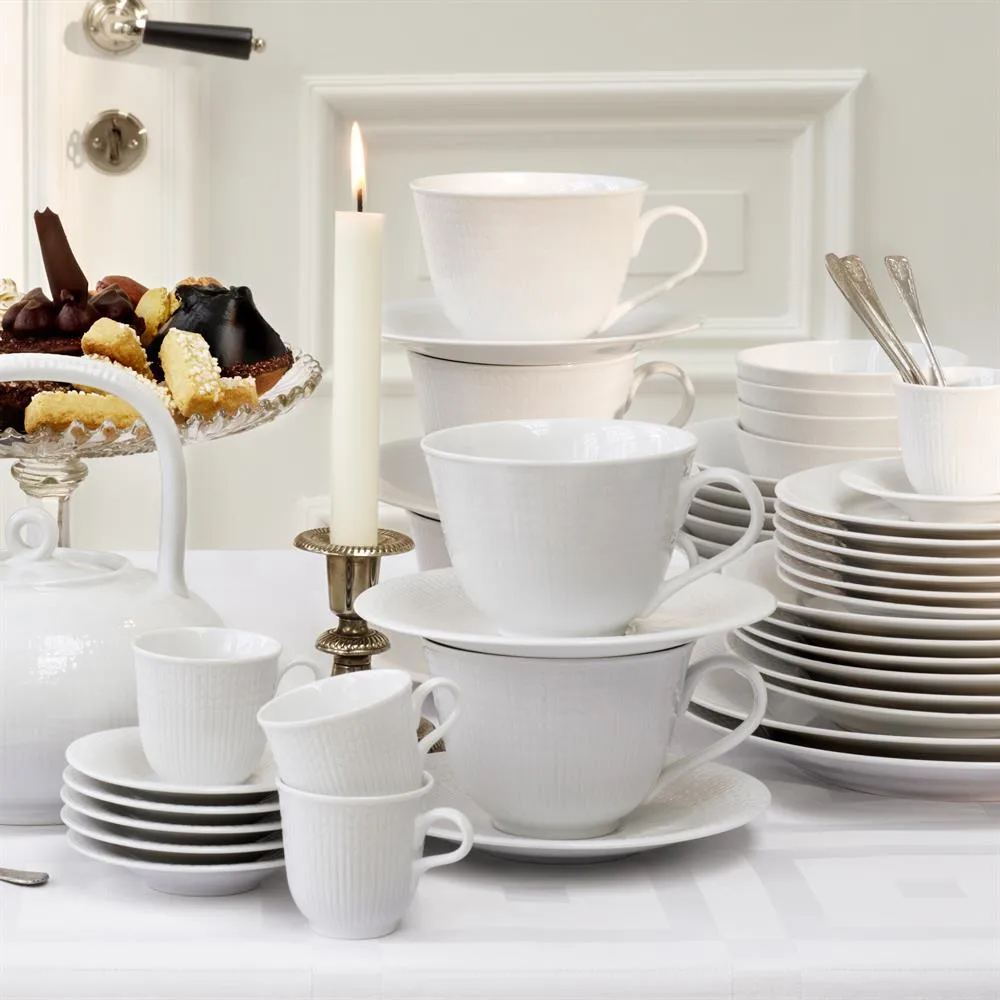 Swedish Grace βαθύ πιάτο Ø19 cm, χιόνι (λευκό) Rörstrand